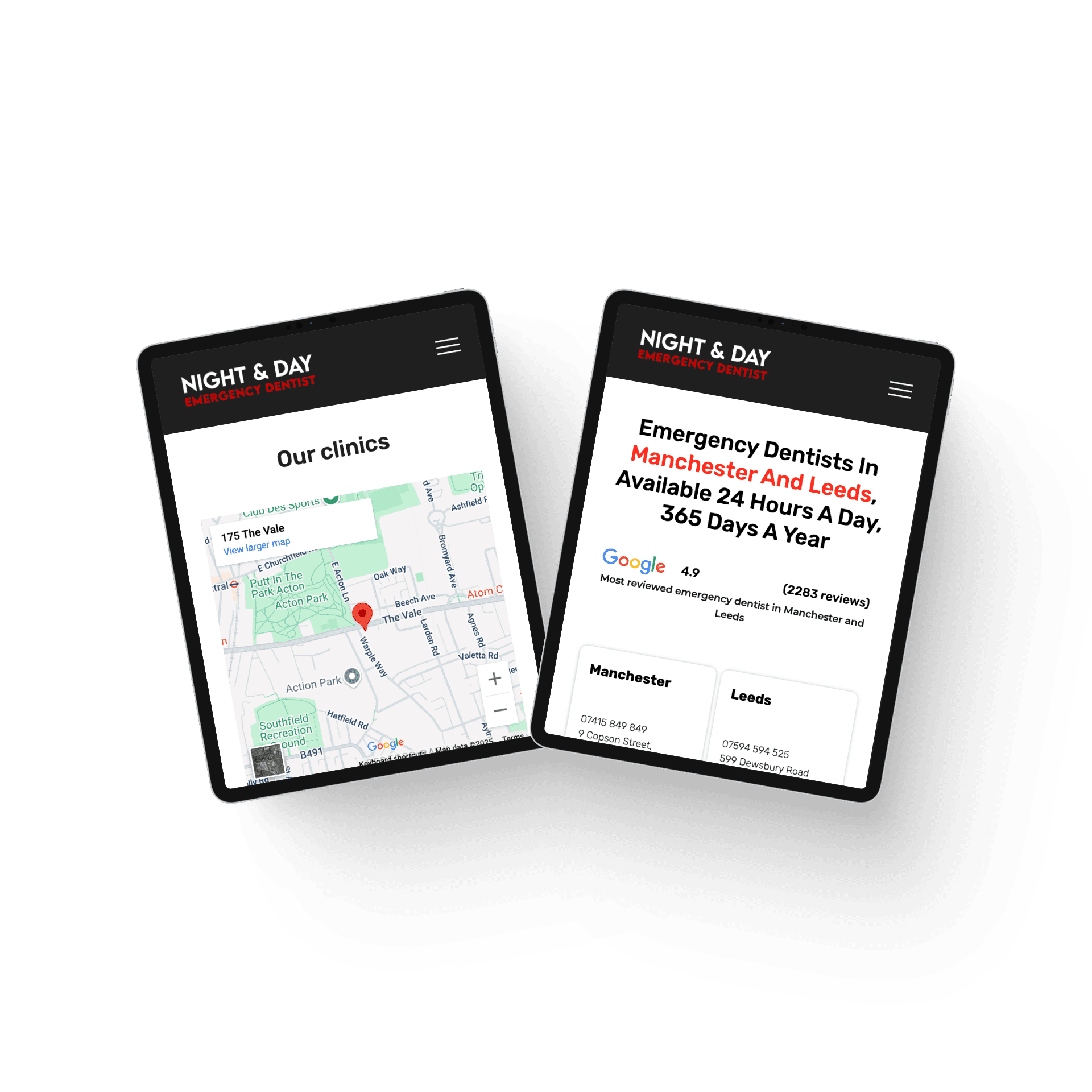 Night and Day Emergency Dentist Digital Marketing